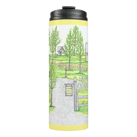 Sunny Hill Boerderij Thermal Tumbler Thermosbeker (Voorkant)