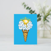 Sunny Ice Cream Briefkaart (Staand voorkant)