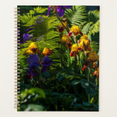 Sunny Iris Flowers Garden Fern Planten Planner (Voorkant)