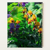 Sunny Iris Flowers Garden Fern Planten Planner (Achterkant)
