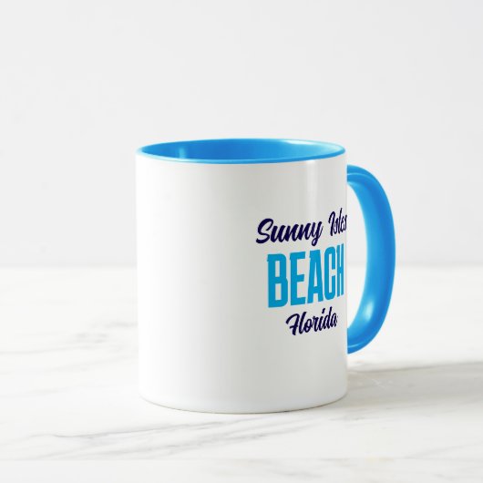 Sunny Isles Beach Florida Coffee Mug Mok (Voorkant rechts)