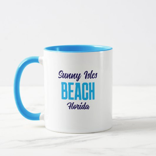 Sunny Isles Beach Florida koffiemok Mok (Links)