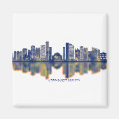 Sunny Isles Beach Skyline Magneet (Voorkant)