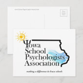 Sunny ISPA Logo Briefkaarten (Voorkant / Achterkant)