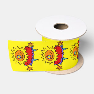 SUNNY LADY stripstijl + je achtergrond. en ideeën Satijnen Lint