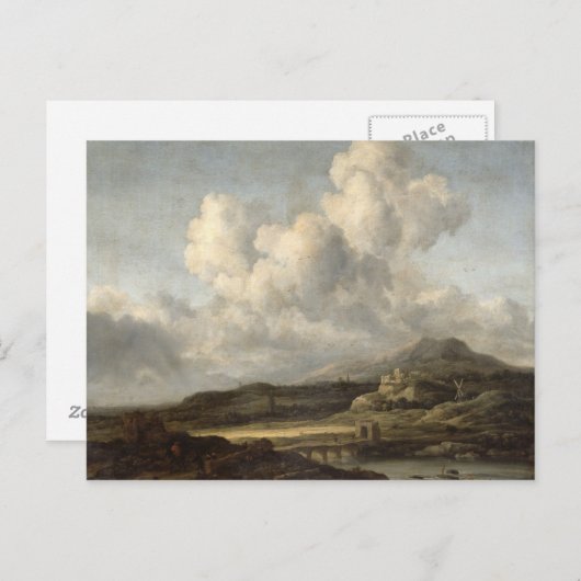 Sunny Landscape Briefkaart (Voorkant / Achterkant)