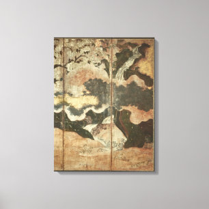 Sunny Landscape Canvas Afdruk