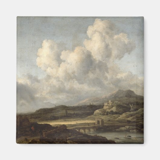 Sunny Landscape Magneet (Voorkant)