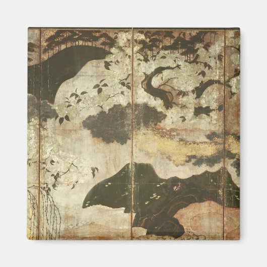 Sunny Landscape Magneet (Voorkant)