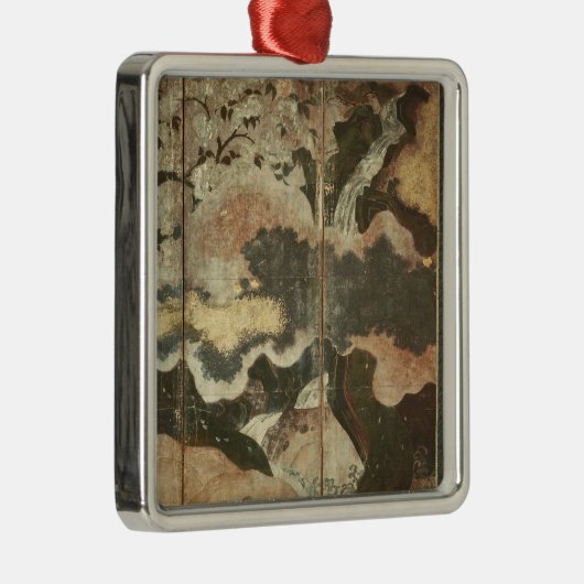 Sunny Landscape Metalen Ornament (Rechts)