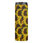 Sunny Large Sunflower Patroon Thermosbeker (Achterkant)