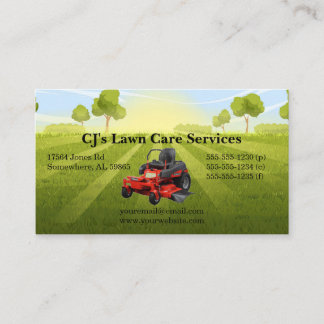 Sunny Lawn Care Visitekaartje