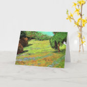 Sunny Lawn in een openbaar park door Vincent van G Kaart (Gele Bloem)