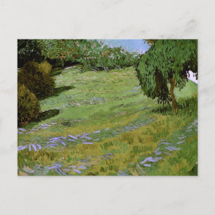 Sunny Lawn in Public Park Van Gogh Fine Art Briefkaart