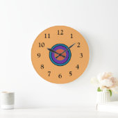 Sunny Lemon/Gold met Cerice Paars Center Grote Klok (Huis)