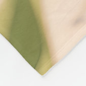Sunny Lemon Olive Beachside Fresh Fleece Deken (Hoek)