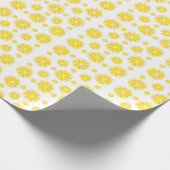Sunny Lemon Slices Wrapping Paper Cadeaupapier (Hoek)