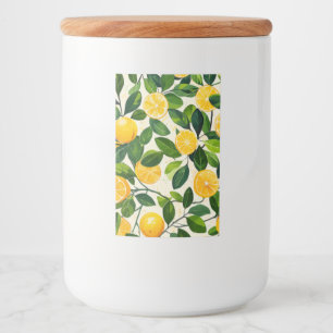 "Sunny Lemon Storage Jar" Voedselcontainer Etiket