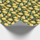 Sunny Lemon Wedding Cadeaupapier (Hoek)