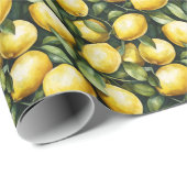 Sunny Lemon Wedding Cadeaupapier (Rol Hoek)