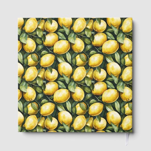 Sunny Lemon Wedding Gastenboek (Achterkant)