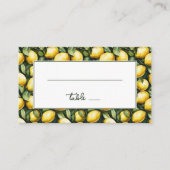 Sunny Lemon Wedding Plaatskaartje (Voorkant)