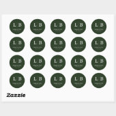 Sunny Lemon Wedding Ronde Sticker (Vel)