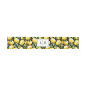 Sunny Lemon Wedding Uitnodigingen Wikkel (Vlak)