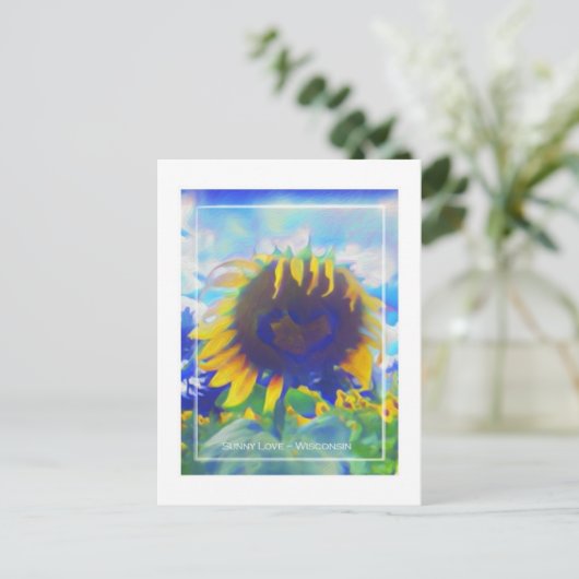 Sunny Love 2024 Briefkaart (Staand voorkant)