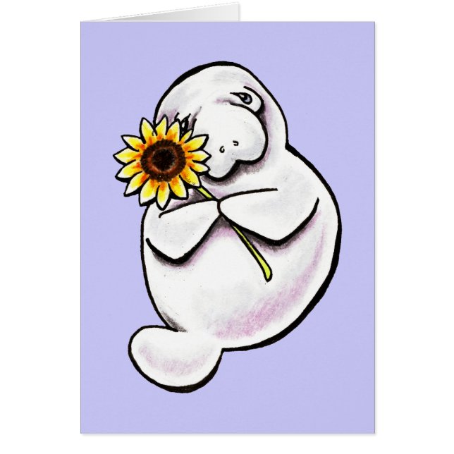 Sunny Manatee Off-Leash Art™ (Voorkant)