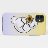 Sunny Manatee Off-Leash Art™ Case-Mate iPhone Case (Achterkant (horizontaal))