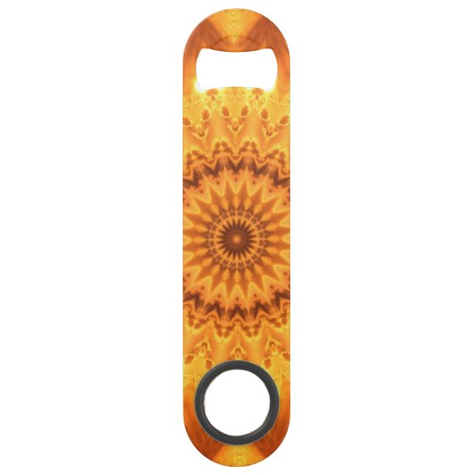 Sunny Mandala Speed Bottle Opener | Blade van balk Flessenopener (Achterkant)