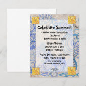 Sunny Marina Business Luncheon Benefit - Kaart (Voorkant / Achterkant)