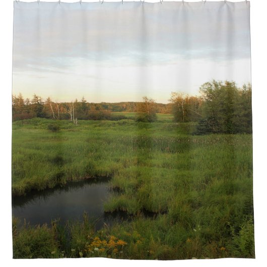 Sunny Meadow Douchegordijn (Voorkant)
