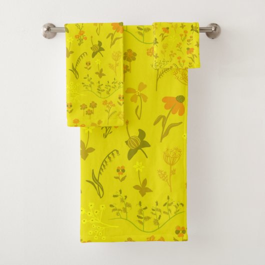 Sunny Meadow Flowers Bad Handdoek (Insitu)