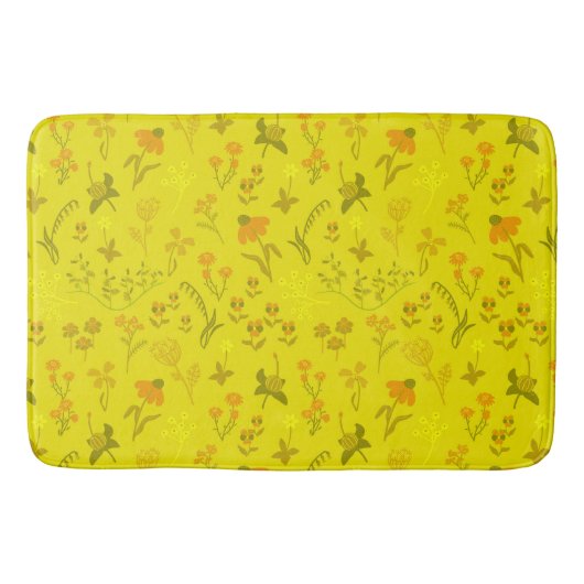 Sunny Meadow Flowers Badmat (Voorkant)