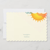 Sunny Morning Uitnodiging (Achterkant)