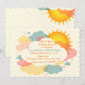 Sunny Morning Uitnodiging (Voorkant / Achterkant)