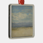 Sunny Mountainous Panorama, 1829 Metalen Ornament (Rechts)