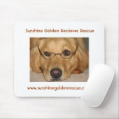 Sunny Mousepad - SunshineGolden Retriever Rescue Muismat (Met muis)