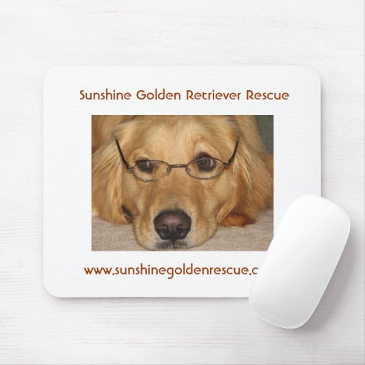 Sunny Mousepad - SunshineGolden Retriever Rescue Muismat (Met muis)