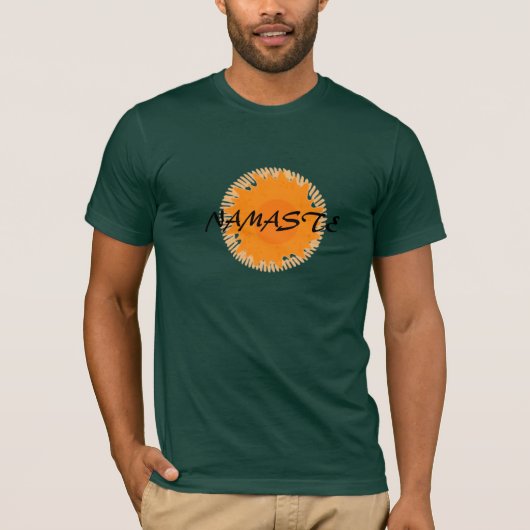 Sunny Namaste - T-shirt Yoga (Voorkant)