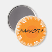 Sunny Namaste - Yoga Magneten (Voorkant / Achterkant)