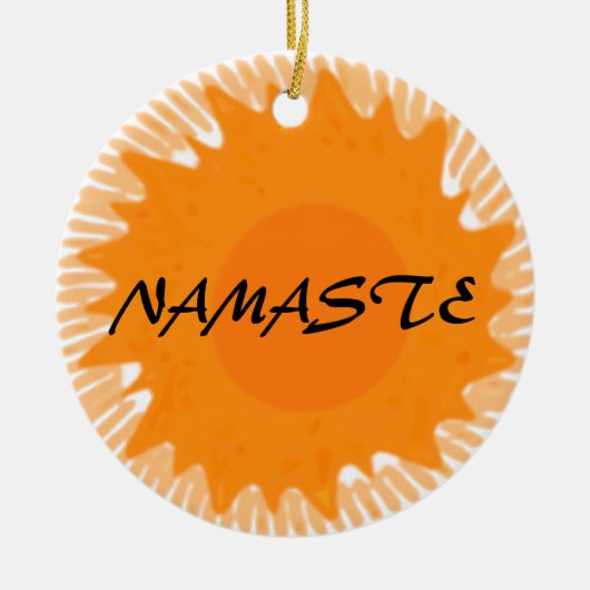 Sunny Namaste - Yoga Ornament (Voorkant)