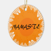Sunny Namaste - Yoga Ornament (Links)