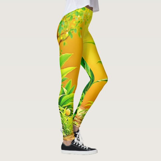 Sunny Natuur Path Art Leggings (Rechts)