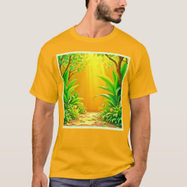 Sunny Natuur Path Art T-shirt