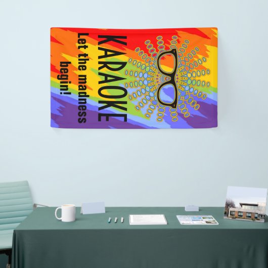 Sunny Nerd Glasses + je rug. en ideeën Spandoek (Beurs)