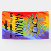 Sunny Nerd Glasses + je rug. en ideeën Spandoek (Horizontaal)