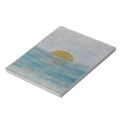 Sunny Ocean Waterverf Notitieblok (Linkerzijde)